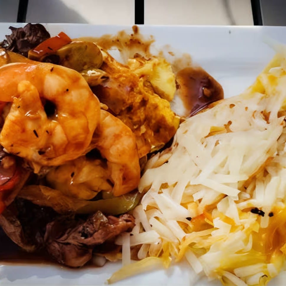 Ribeye Steak Omelet (Deconstructed).