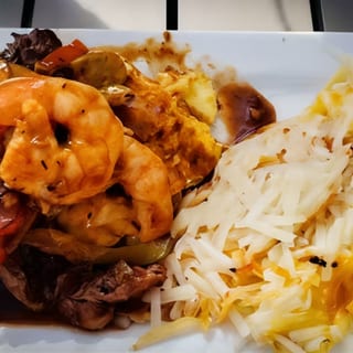 Ribeye Steak Omelet (Deconstructed)