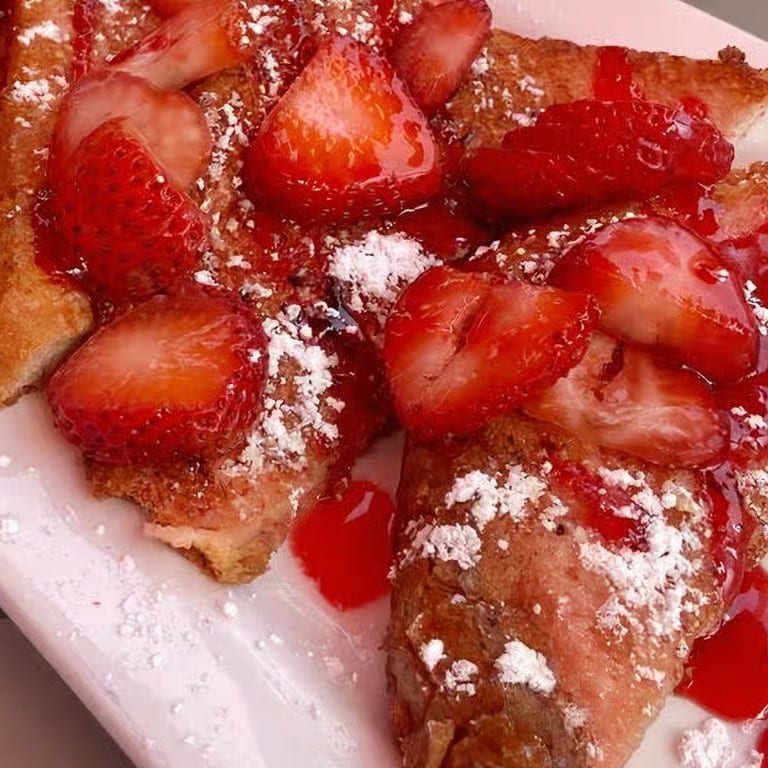 Volo Strawberry French Toast.