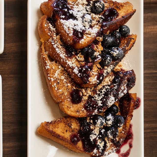 Volo Blueberry Crunch French Toast.