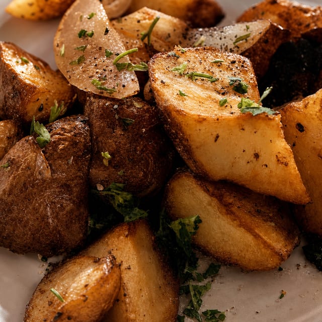 Side of Fried Potatoes with Onions.