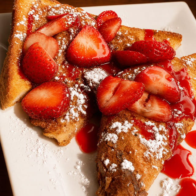 Volo Strawberry French Toast.